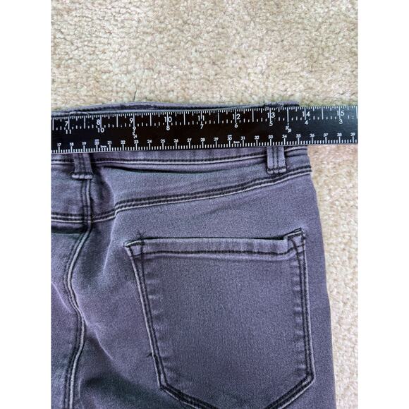 D. Jeans Skinny Ankle Women's size 4 Gray Black Denim Jeans Stretch C554 - Picture 9 of 12